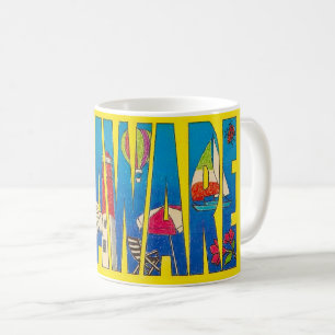 Delaware Stor Bokstavs Mugg