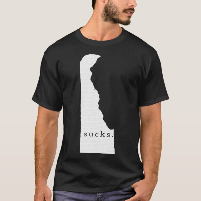 Delaware suger inte t shirt (Framsida)