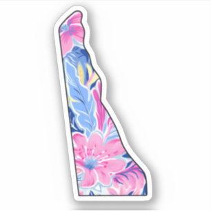 Delaware - Summer Sticker - Lilly Inspired Klistermärken