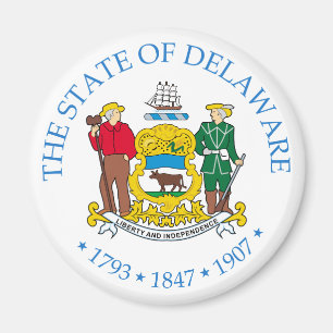 Delaware-tecken Magnet