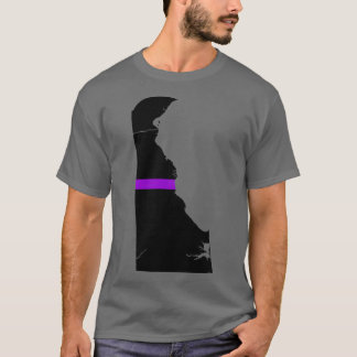 Delaware Thin Lila Line T Shirt