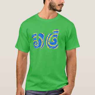 Delaware tie dye Överstorlek T Shirt