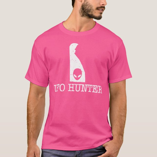 Delaware Ufo Hunter T Shirt (Framsida)