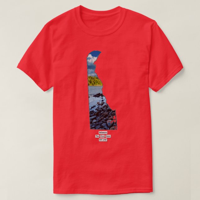 Delaware USA T Shirt (Design framsida)