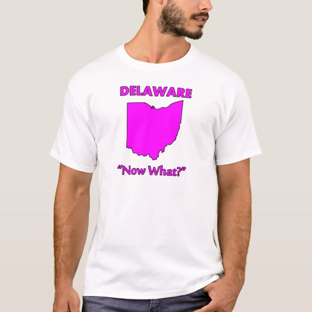Delaware - Vad nu? Tee Shirt (Framsida)