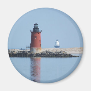 Delaware vågbrytare & hamn av fristadfyrar magnet