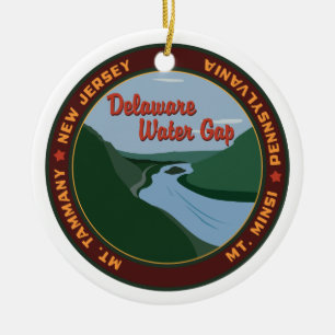 Delaware vatten Gap Julgransprydnad Keramik