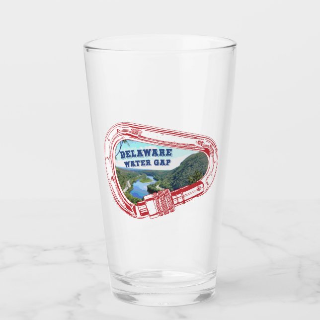Delaware Vatten Gap-klätterkarabiner Glaskopp (Framsida)