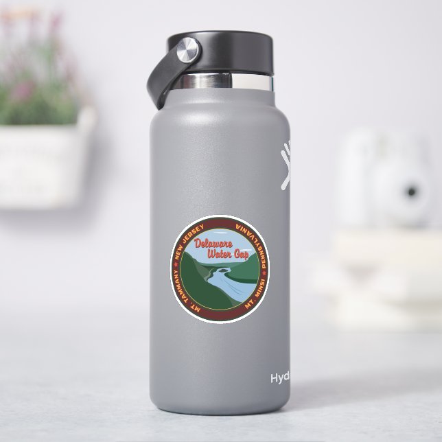Delaware Vatten Gap Sticker Klistermärken (HydroFlask)
