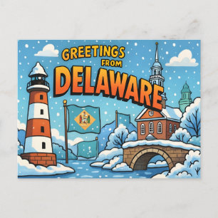 DELAWARE Vykort