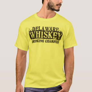 Delaware Whiskey som dricker mästare Tee Shirt