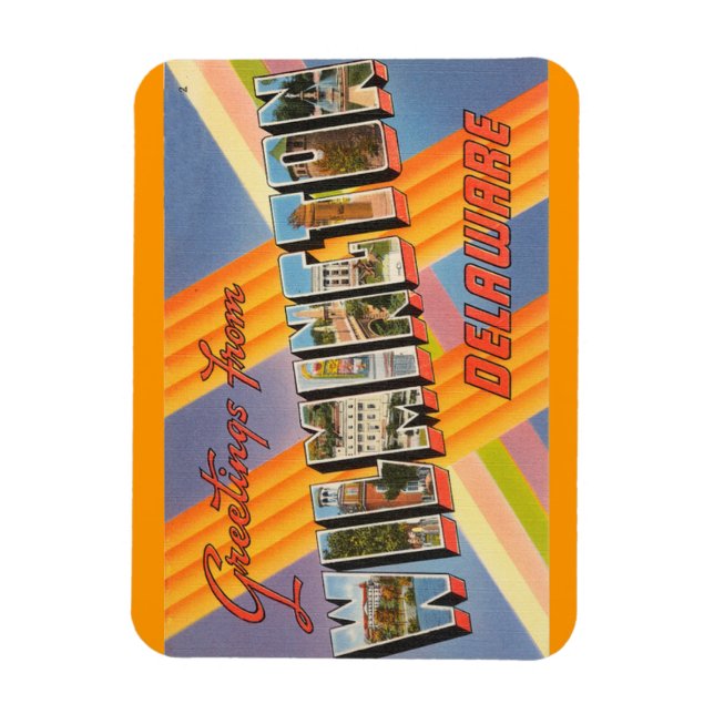Delaware, Wilmington Magnet (Vertikal)