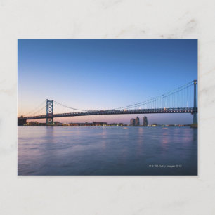 Delawarefloden, Ben Franklin Bridge Vykort