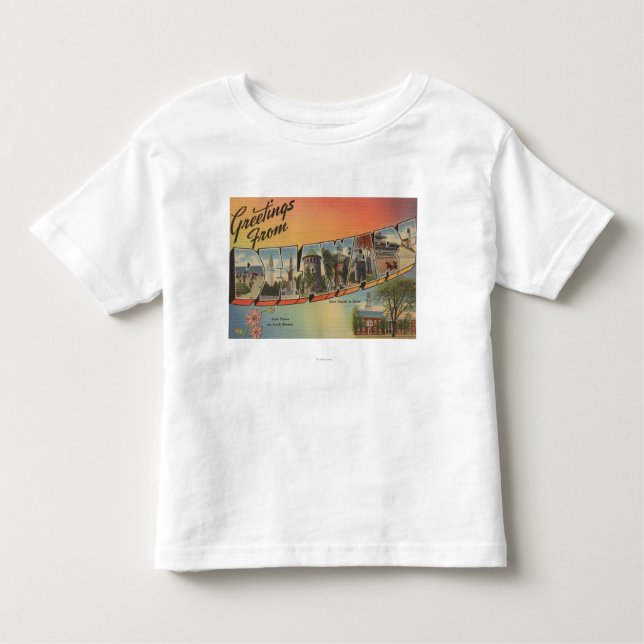 DelawareLarge brev ScenesDelaware T Shirt (Framsida)