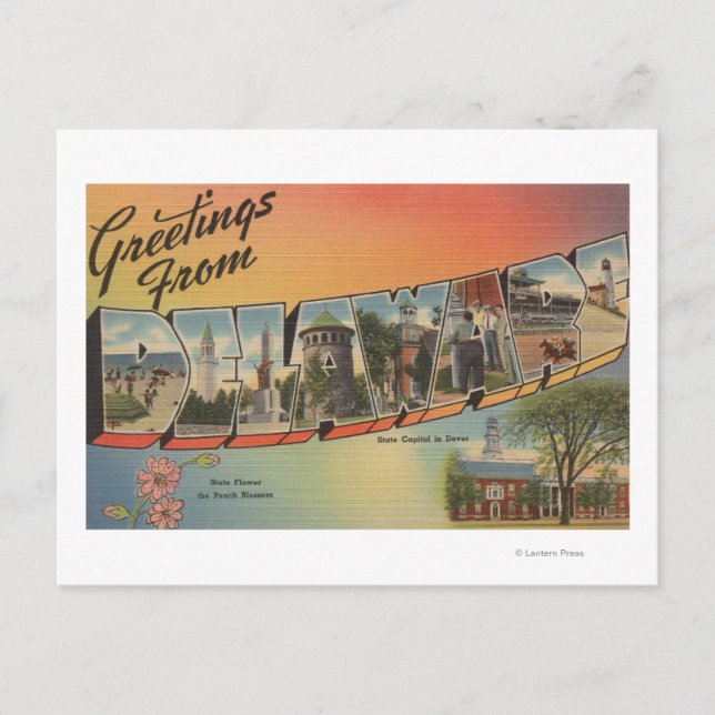 DelawareLarge Brev ScenesDelaware Vykort (Framsida)