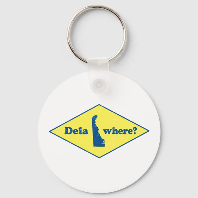 Delawhere? Vintage Delaware Nyckelring (Framsida)