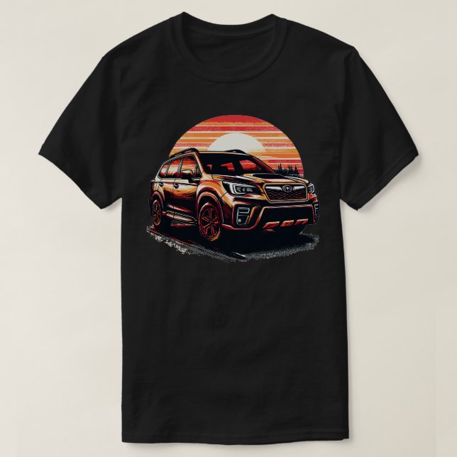 Delbaru Forester 7 T Shirt (Design framsida)