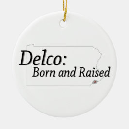 Delco Born och Raising Julgransprydnad Keramik