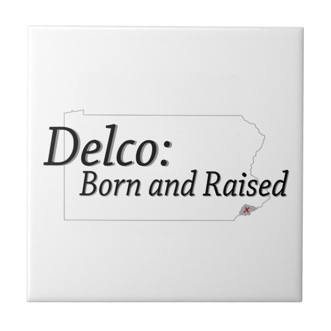 Delco Born och Raising Kakelplatta (Framsidan)