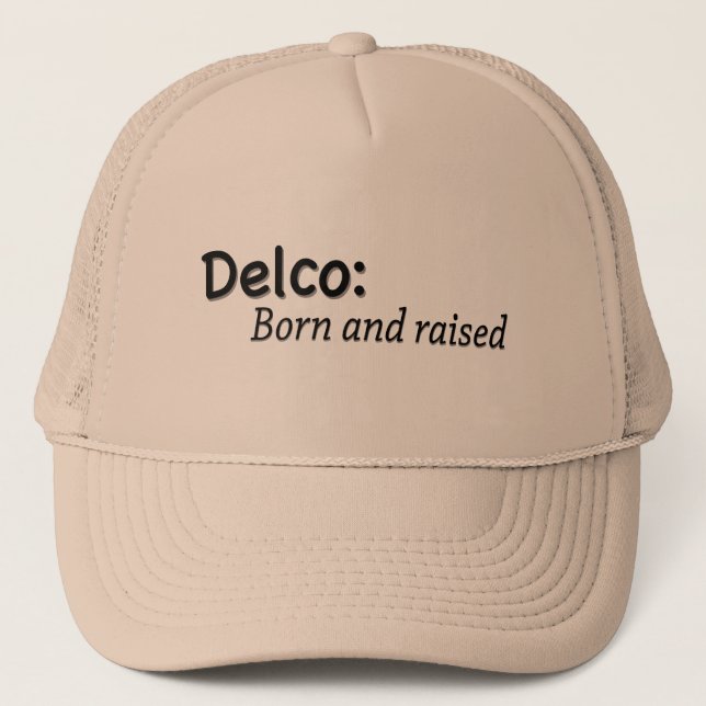 Delco Born och Raising Keps (Framsida)