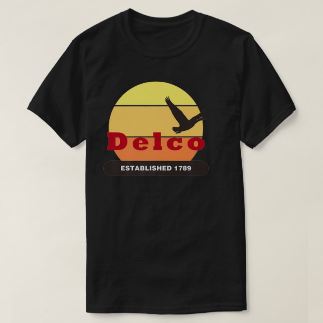 Delco Est T Shirt (Design framsida)