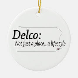 Delco Lifestyle Julgransprydnad Keramik