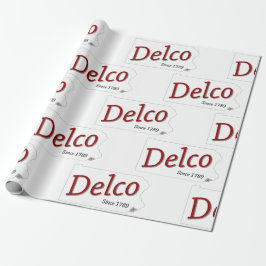 Delco sedan 1789 rödsvart och grått presentpapper