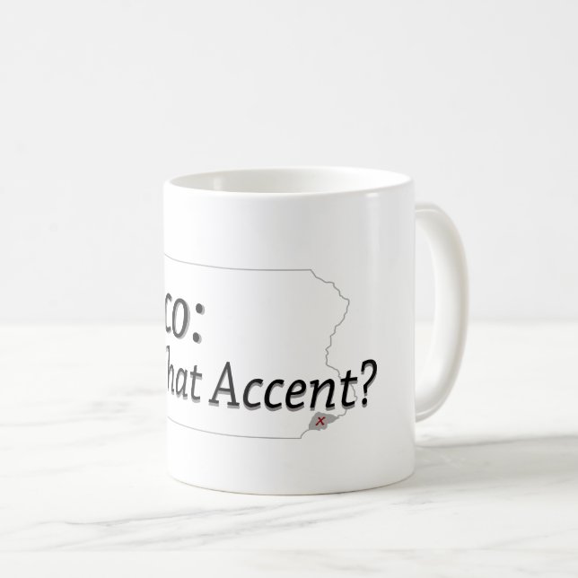 Delco - vilken accent? kaffemugg (Framsida höger)