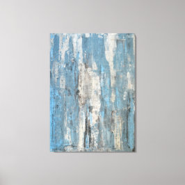 'DeLED' Blue- och Grått Abstrakt Art Canvastryck