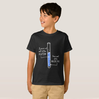 Delen av lösningen, är du överilad kemi tee shirt