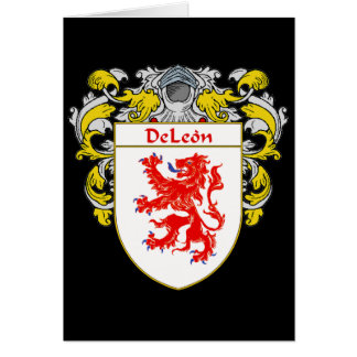 DeLeon vapensköld Hälsningskort