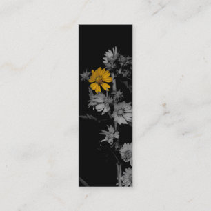 Delfärgad Blommigt Mini Bokmärken Visitkort
