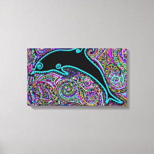 Delfin Art Design Canvastryck