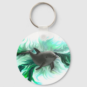 Delfin Baby Nyckelring