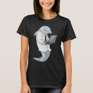 Delfin Bärbar dator T Shirt