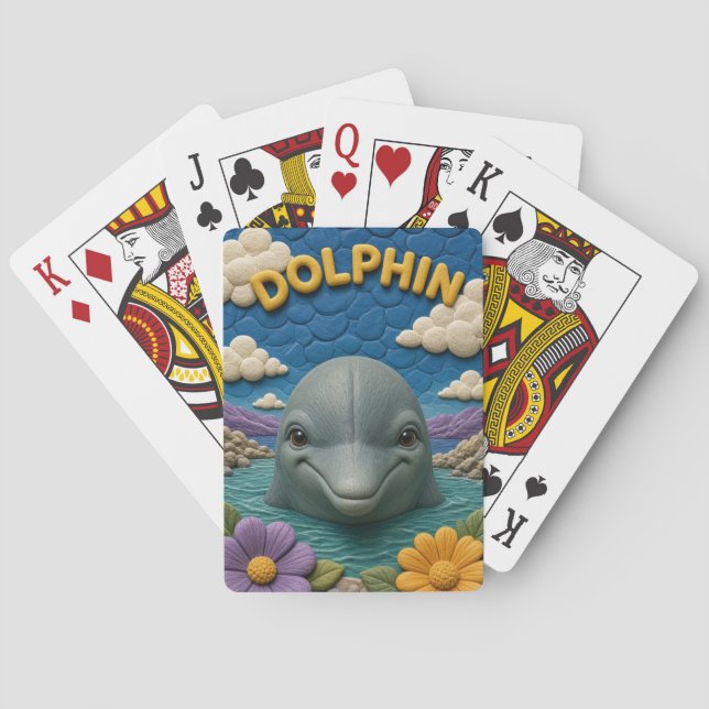 Delfin Coastal Bay Modern KlayKoo Casinokort (Baksidan)