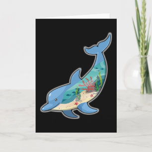 Delfin Delfiner Havsdjur Designpresentidéer Kort