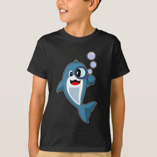 Delfin Detektiv Förstoringsglas T Shirt