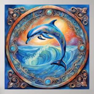 Delfin fantasi poster