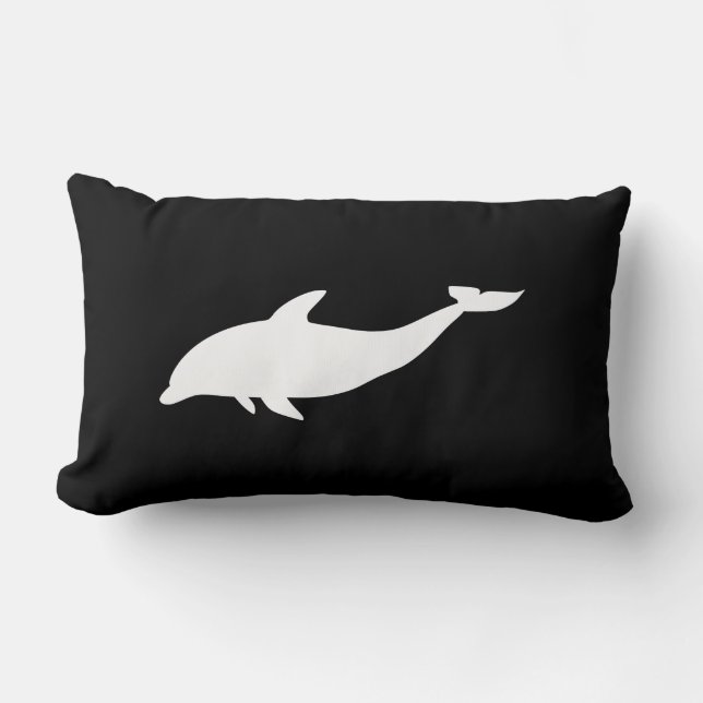 Delfin Form Lumbarkudde (Framsida)