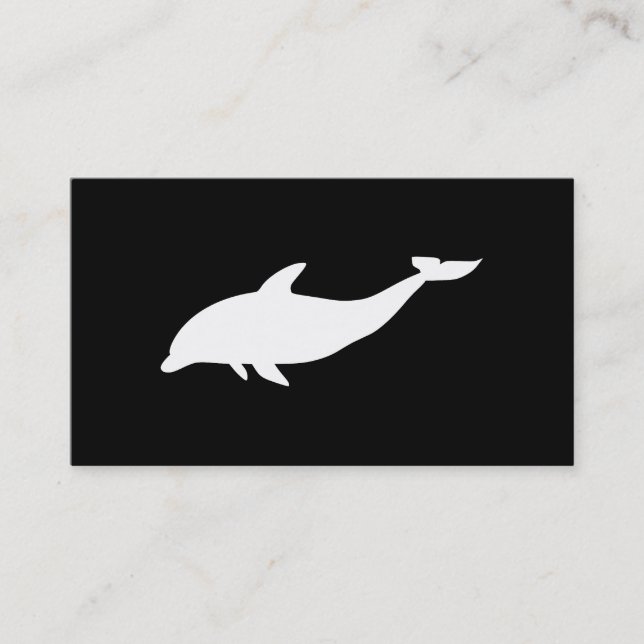 Delfin Form Visitkort (Framsida)