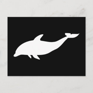 Delfin Form Vykort