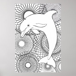 Delfin Glädje Poster