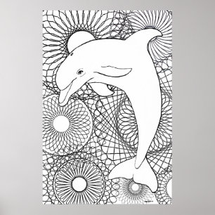 Delfin Glädje Poster