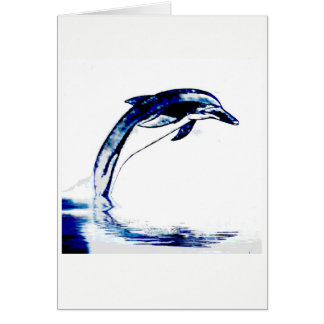 Delfin Hälsningskort