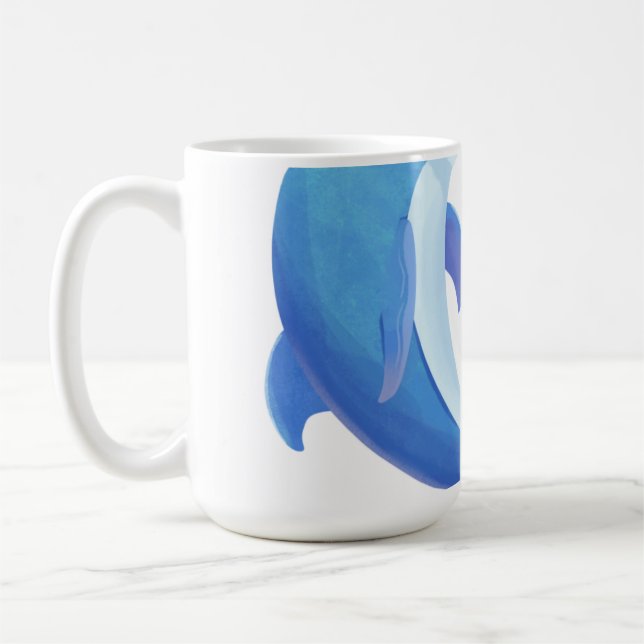 Delfin Kaffemugg (Vänster)