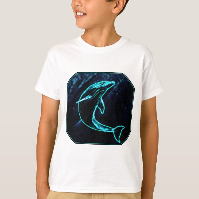 Delfin (ljus delfin) tee shirt (Framsida)