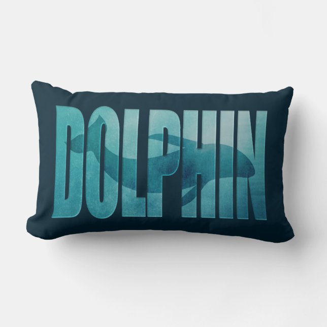 delfin lumbarkudde (Framsida)