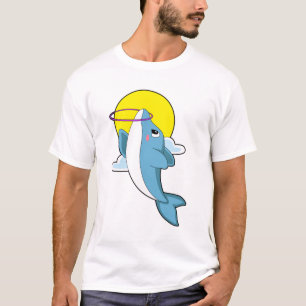 Delfin med Fitness däck T Shirt