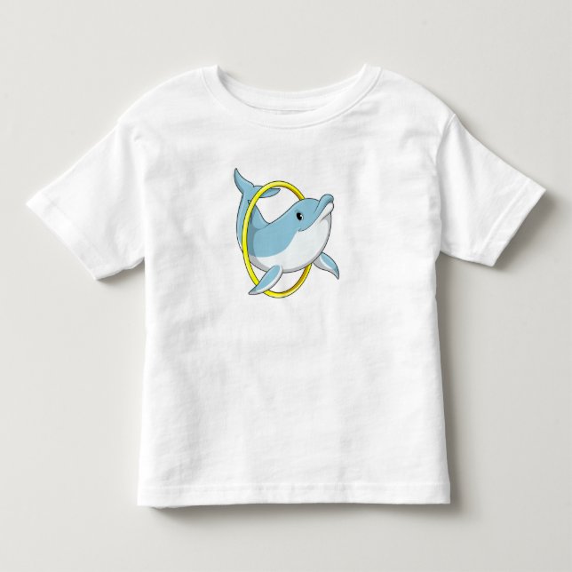 Delfin med ring t shirt (Framsida)